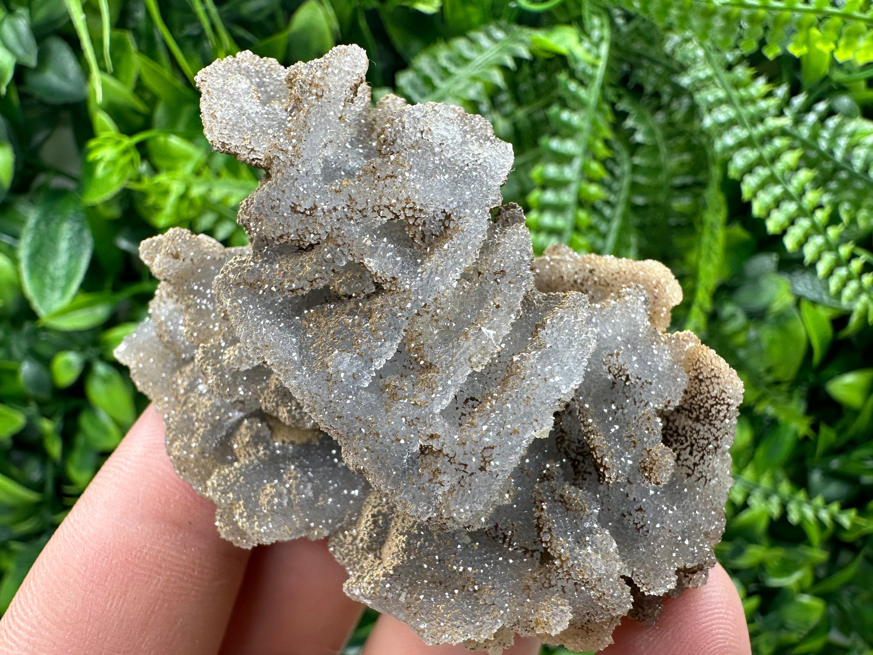Chlorite Chalcedony Quartz Cluster, Madan Bulgaria