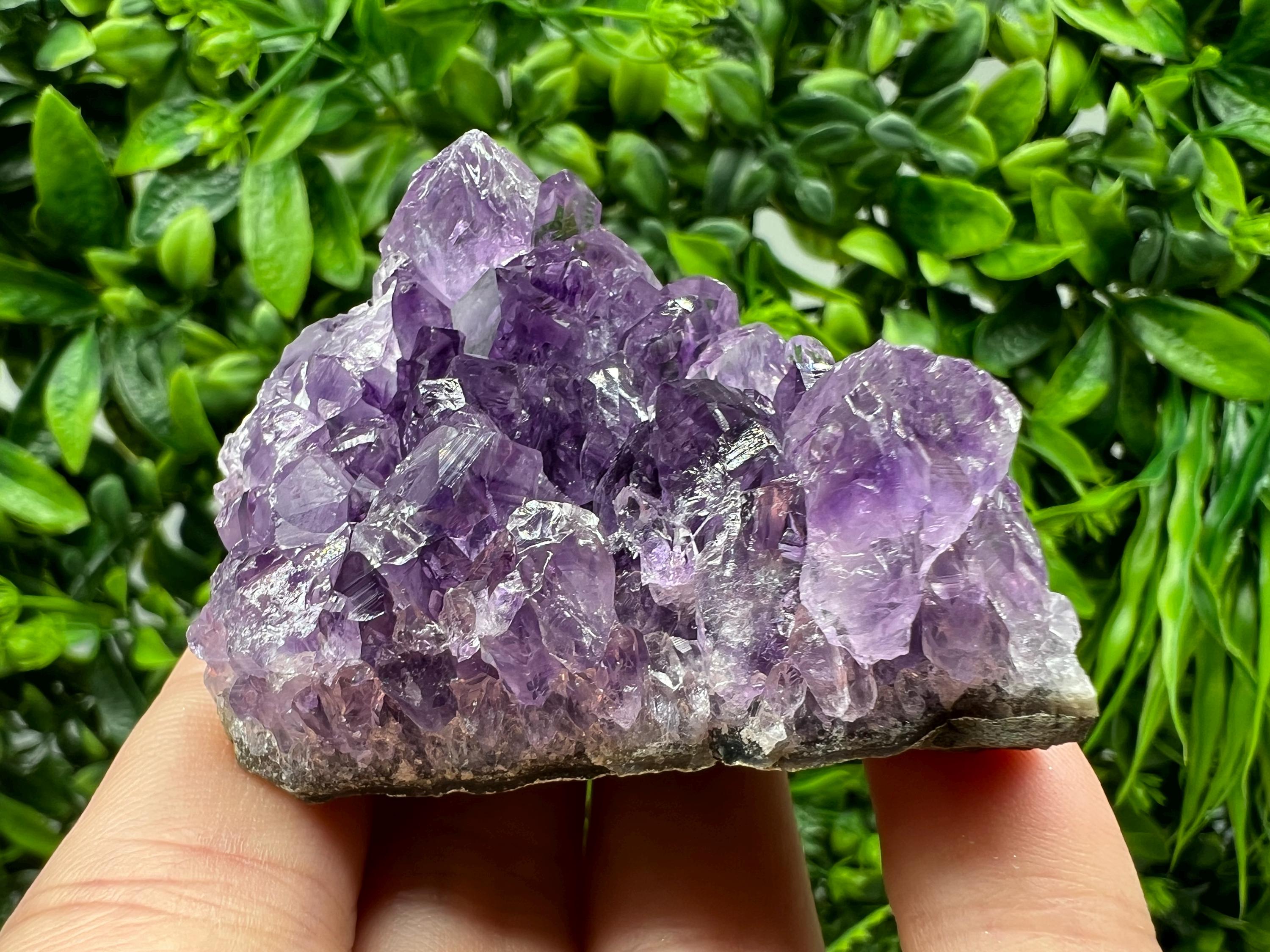 Purple Amethyst Crystal from Uruguay: Home Decor, Energy Healing