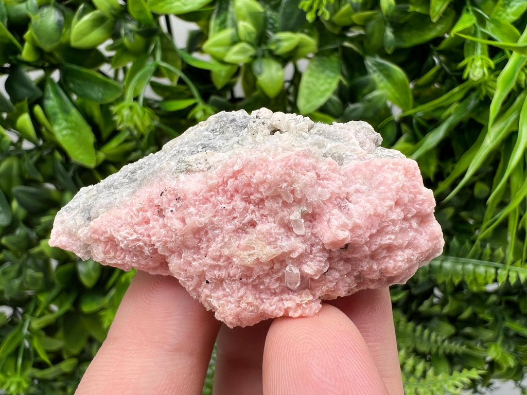 Pink Rhodochrosite Crystal: Starnica Mine, Bulgaria, Home Decor Stone