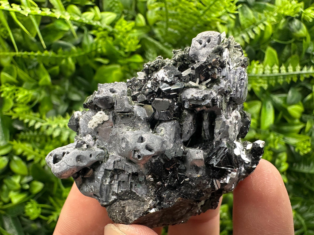 Skeletal Galena, Sphalerite, Quartz Mineral Specimen, Bulgaria