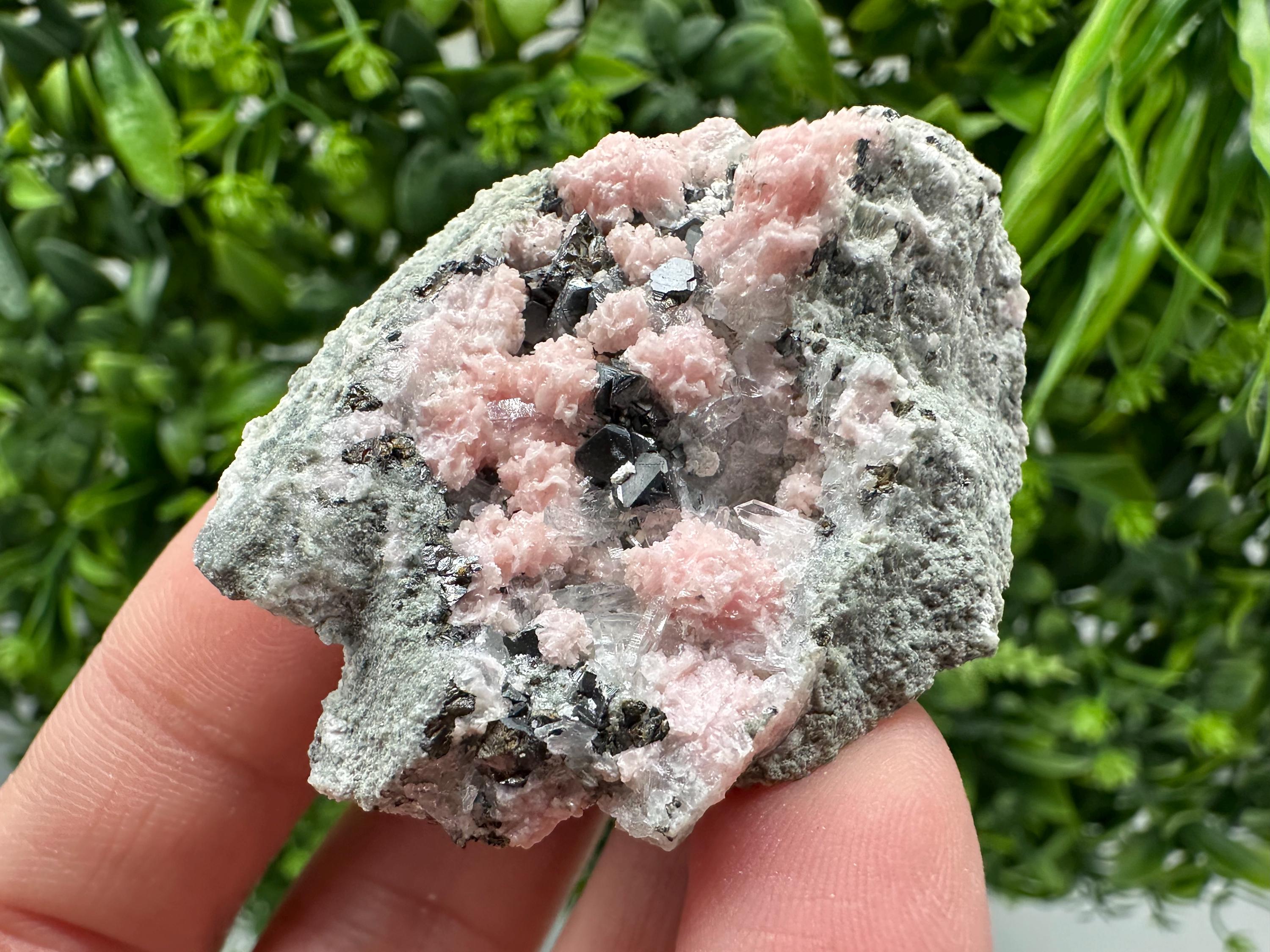 Pink Rhodochrosite Crystal: Starnica Mine, Bulgaria, Home Decor