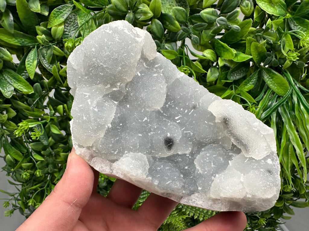 Natural Chalcedony Specimen, India Crystals, Home Decor