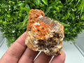 Red Vanadinite on Barite from Marocco,crystal minerals Speciment cluster Vanadinite crystal Vanadinite Geology Vanadinite cluster minerals