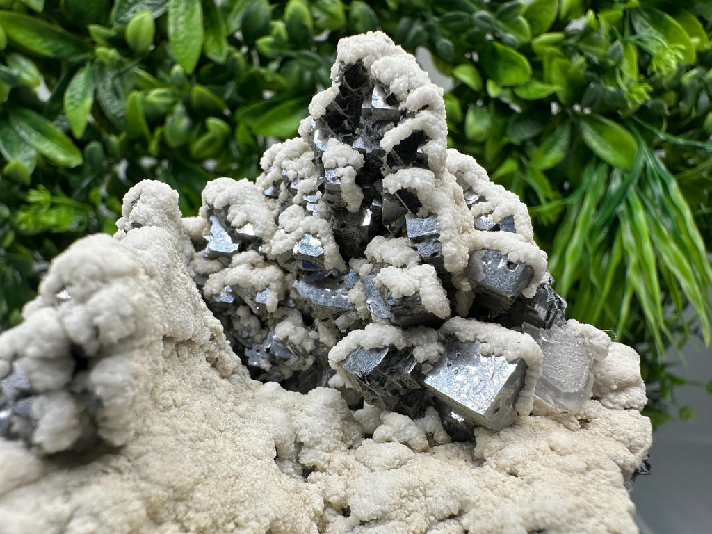 Stunning Galena whit Dolomite from Krushev dol mine,Madan,Bulgaria,natural,collection mineral specimen,Home decor stone,rare crystal,Gift