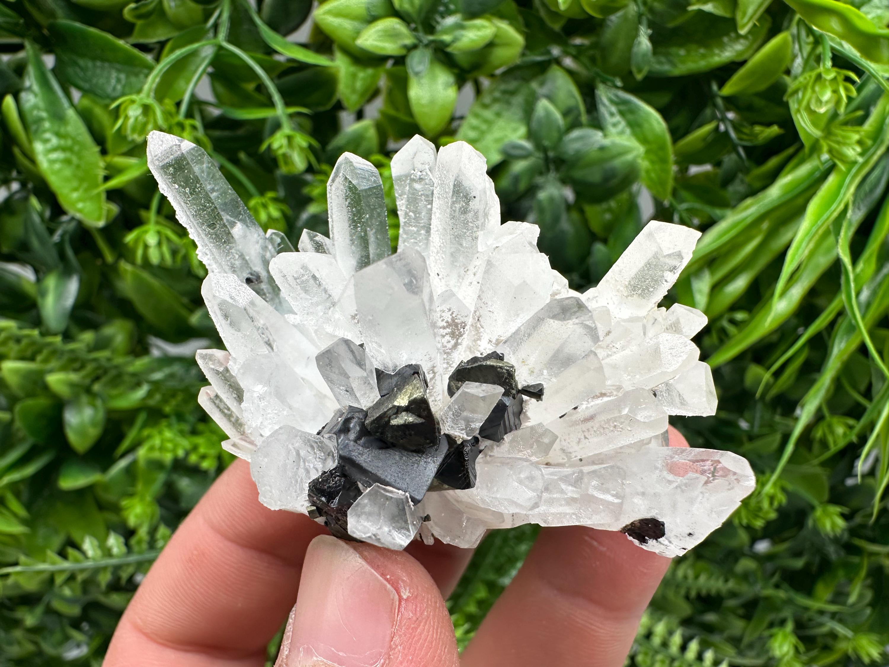Quartz Sphalerite Chalcopyrite Mineral Specimen, Madan Bulgaria