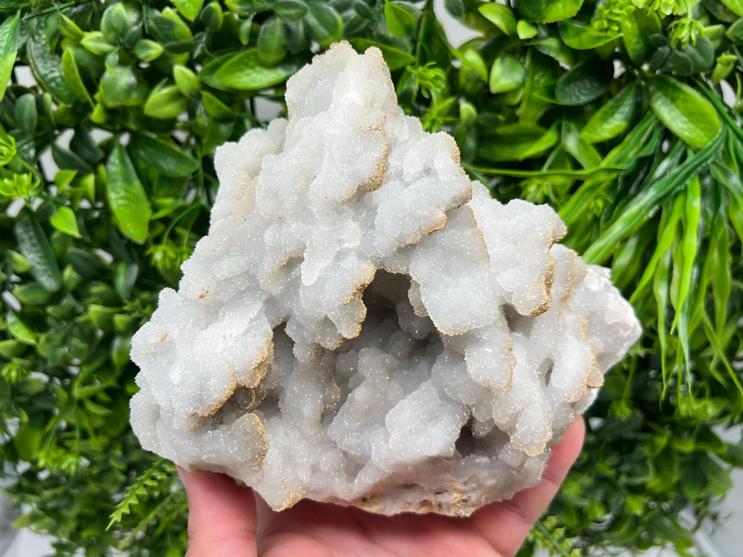 Quartz Chalcedony with Chlorite Inclusions: Deep Blue Mineral Decor