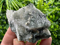 Pyrite on Green Quartz Mineral Specimen, Borieva Mine Bulgaria