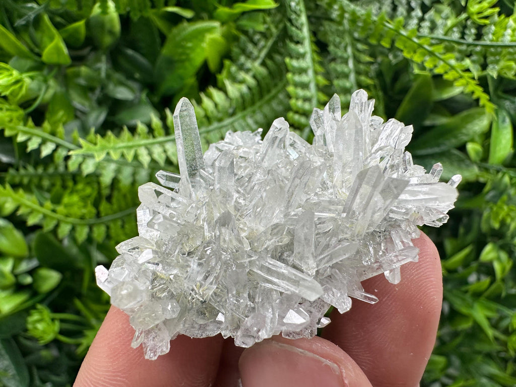 Transparent Quartz Cluster, Borieva Mine Mineral Specimen, Home Decor
