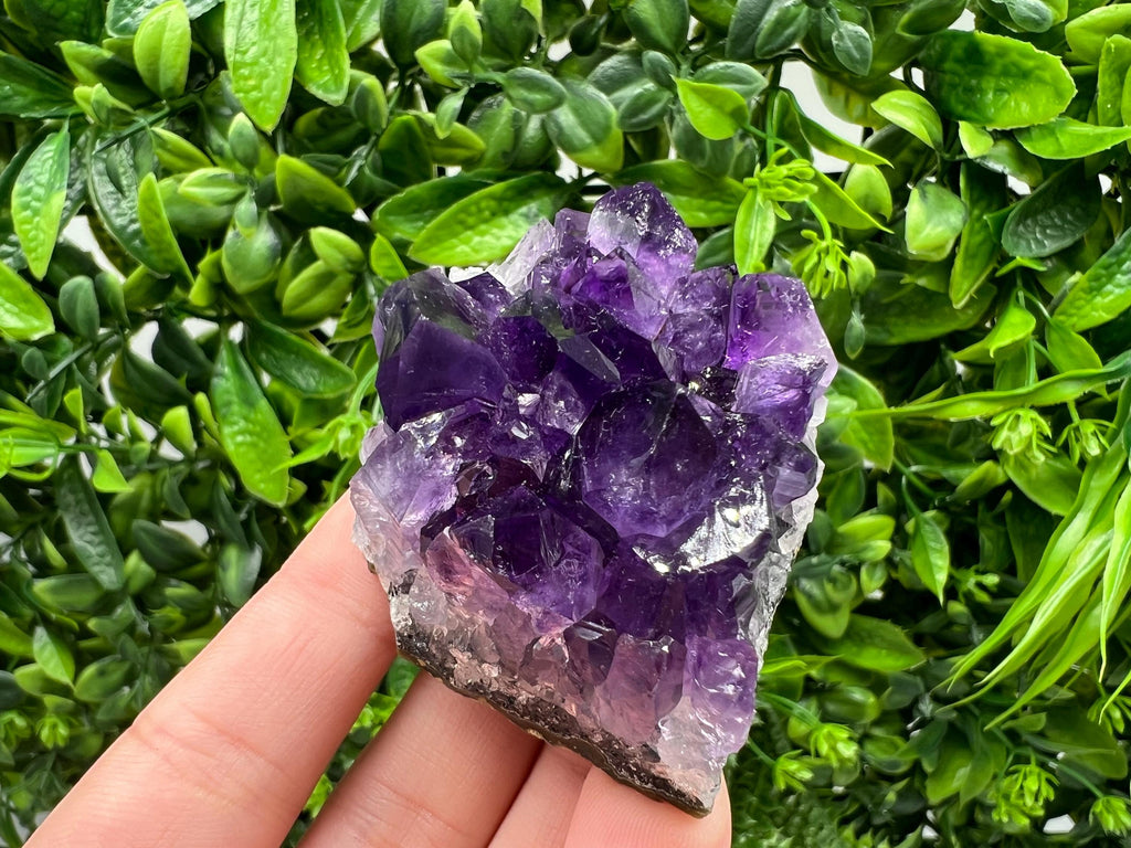 Uruguay Amethyst Crystal: Purple Quartz Home Decor, Energy Stone