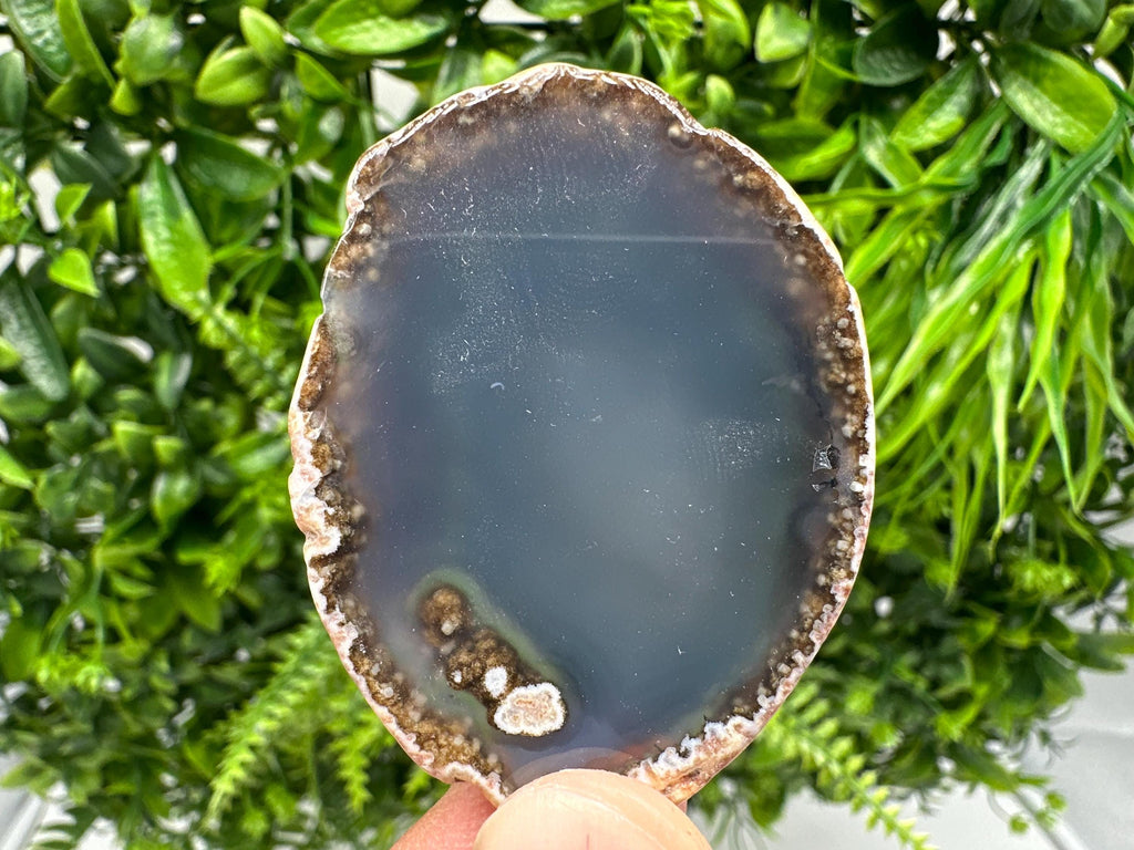 Agate Slice: Spiritual Healing Crystal Coaster Ornament