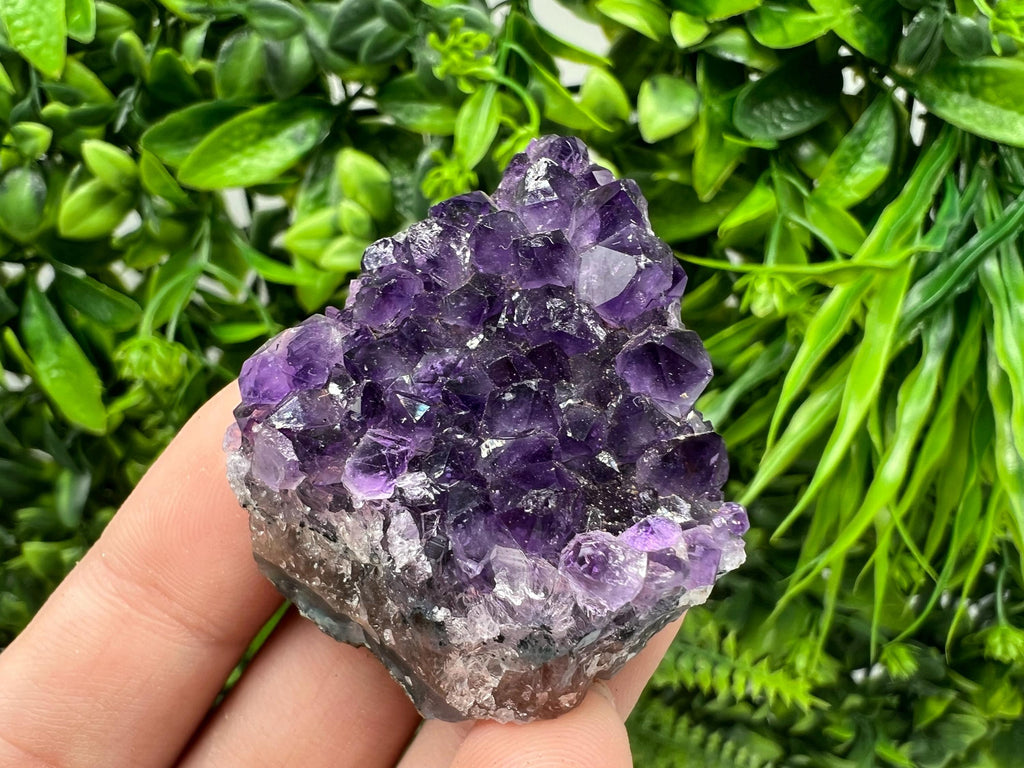 Uruguay Amethyst Crystal: Purple Quartz Home Decor, Energy Stone
