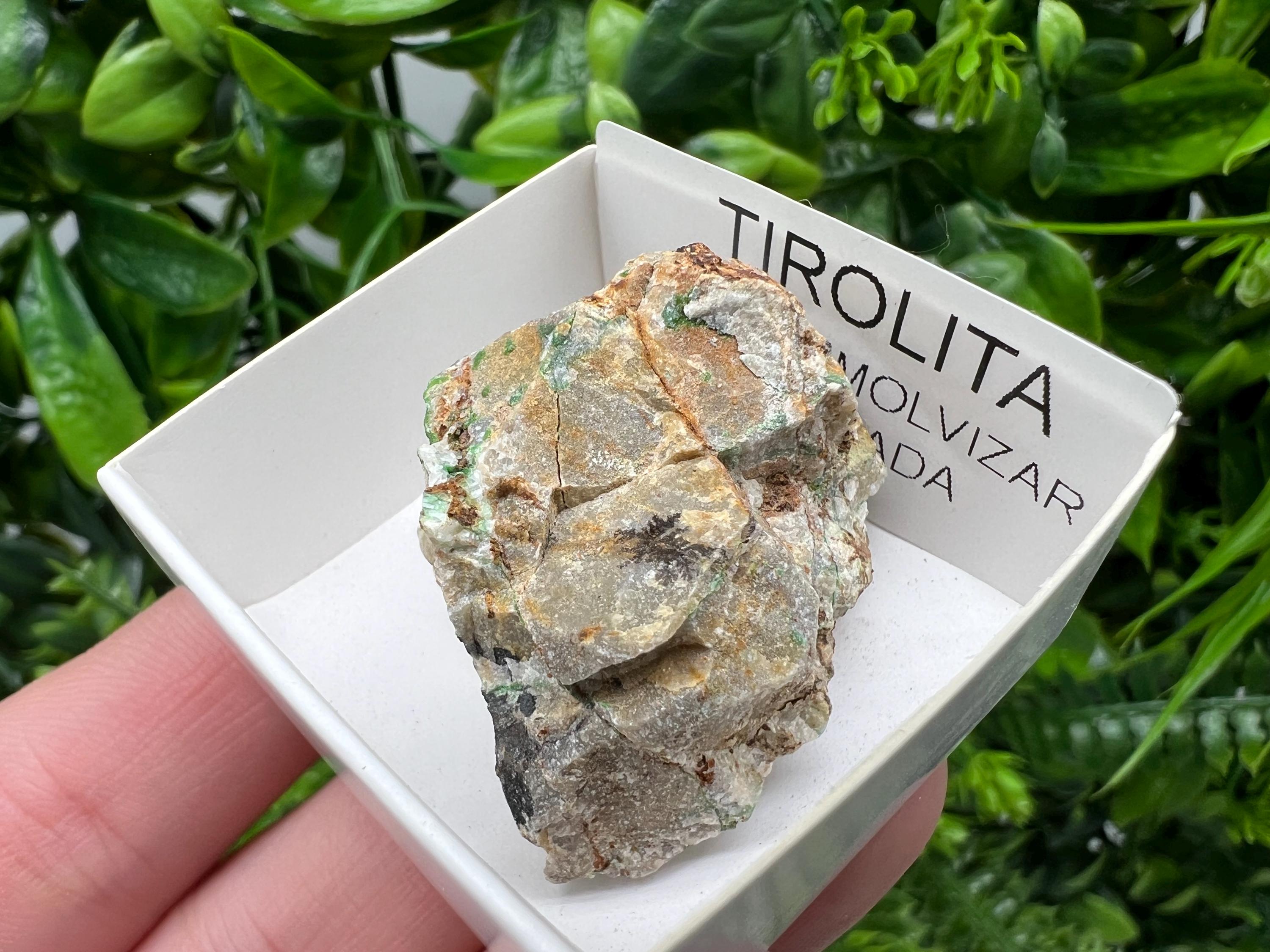 Rare Raw Tirolite Specimen: Granada Spain Mineral Collection (3.5/3 cm)