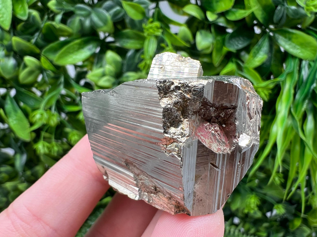 Rare Crystalline Rainbow Pyrite Cluster, Borieva Mine, Bulgaria