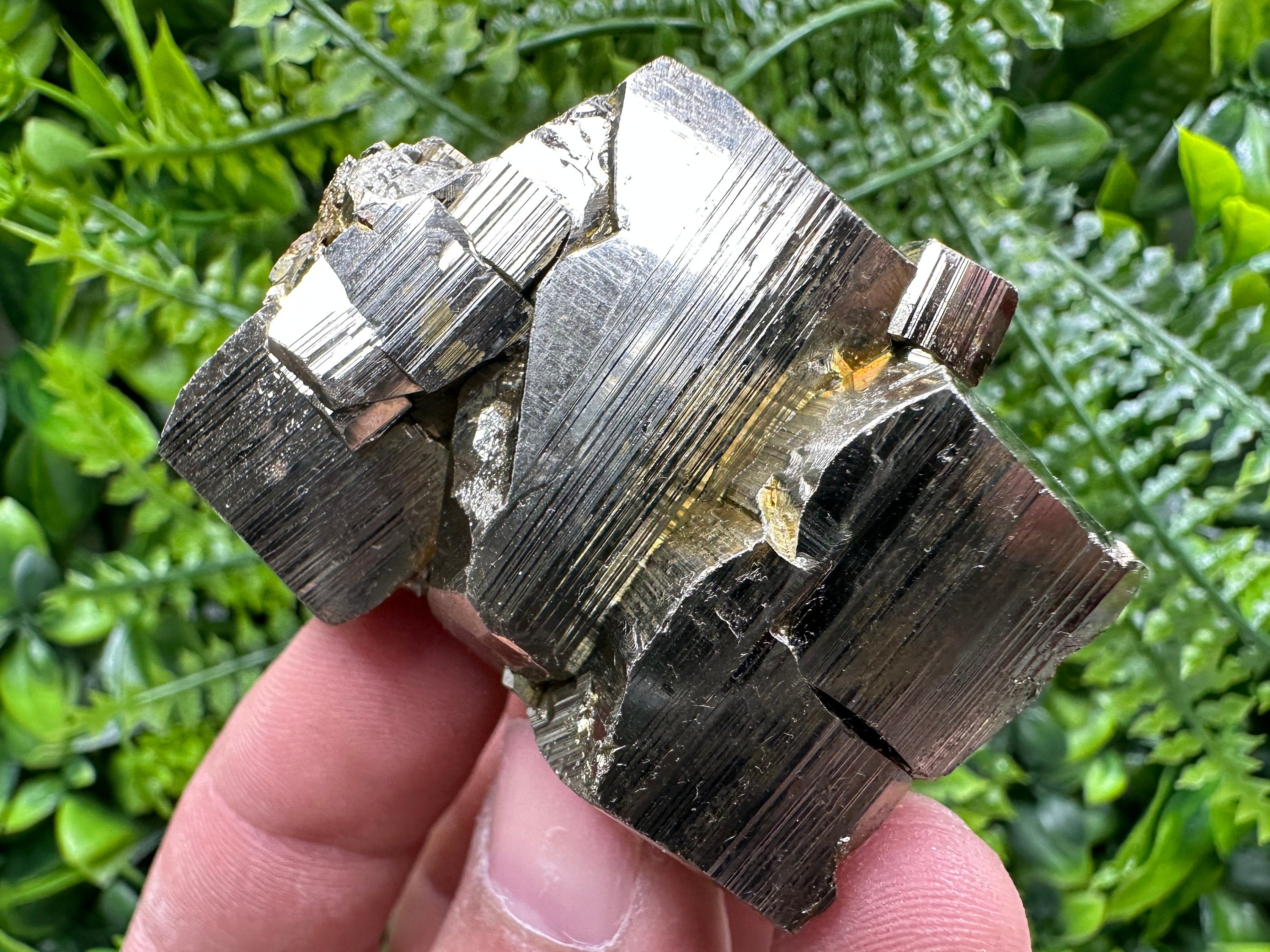 Natural Pyrite Crystal: Shiny Fool's Gold Mineral Souvenir
