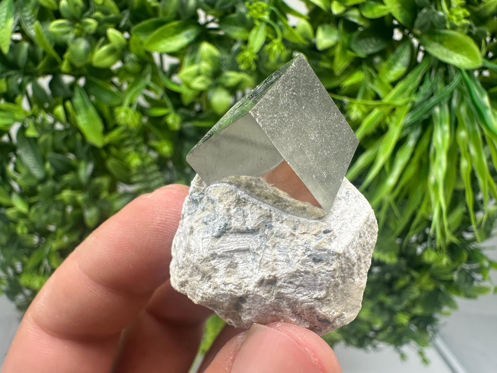 Large Pyrite Cube on Matrix, Navajun Spain, Home Decor Stone
