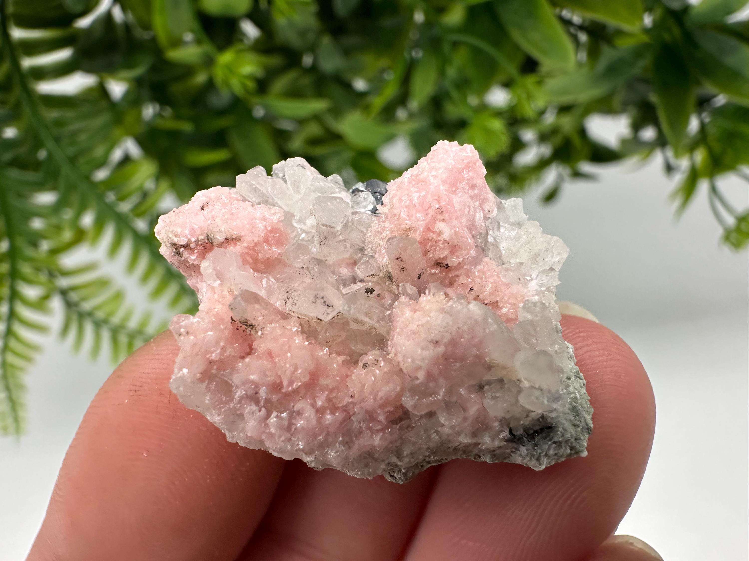 Pink Rhodochrosite Crystal: Starnica Mine, Bulgaria, Home Decor