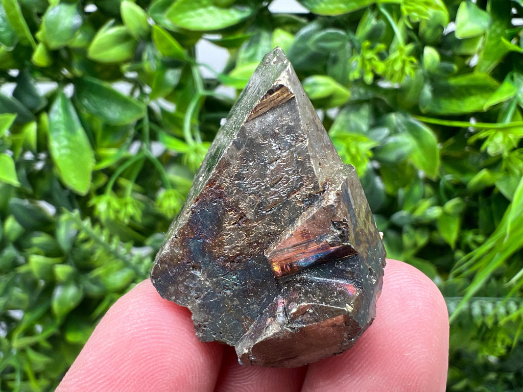 Rare Rainbow Pyrite Cluster: Borieva Mine, Bulgaria