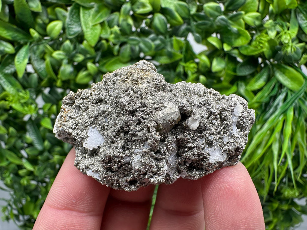 Barite Marcasite on Chalcedony, Androvo Mine, Bulgaria