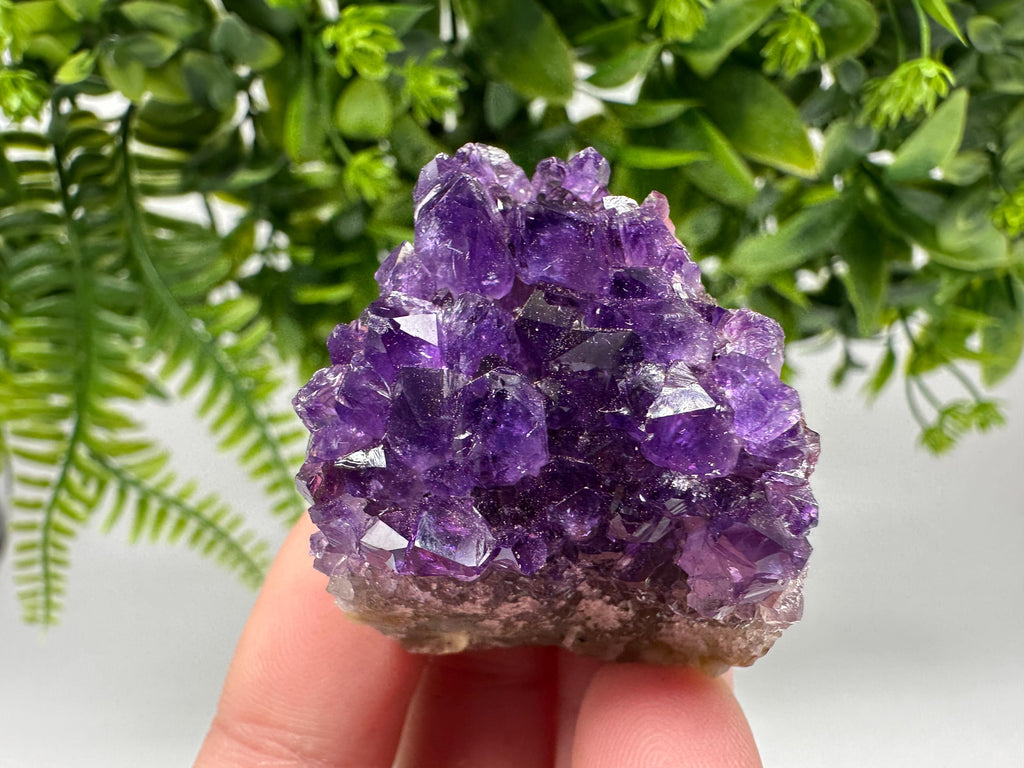 Uruguay Amethyst Crystal: Purple Quartz Home Decor, Energy Stone