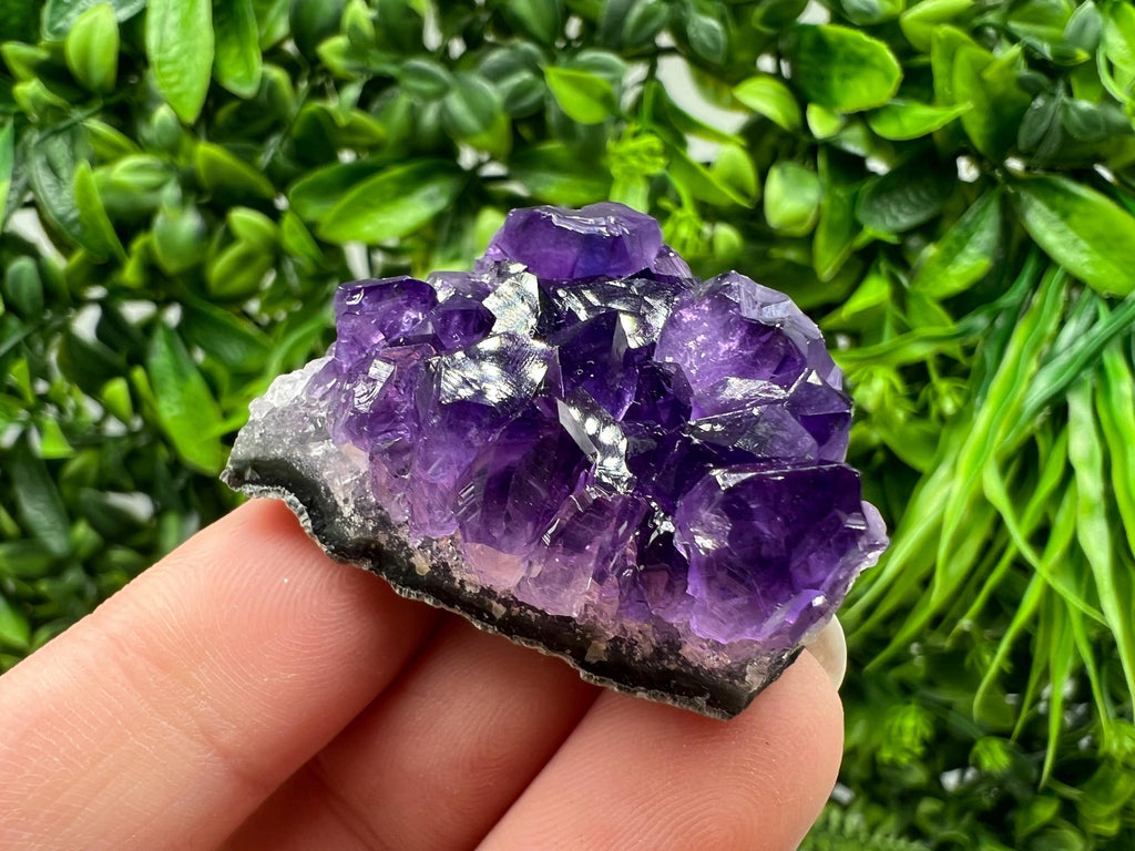 Uruguay Amethyst Crystal: Purple Quartz Home Decor, Energy Stone