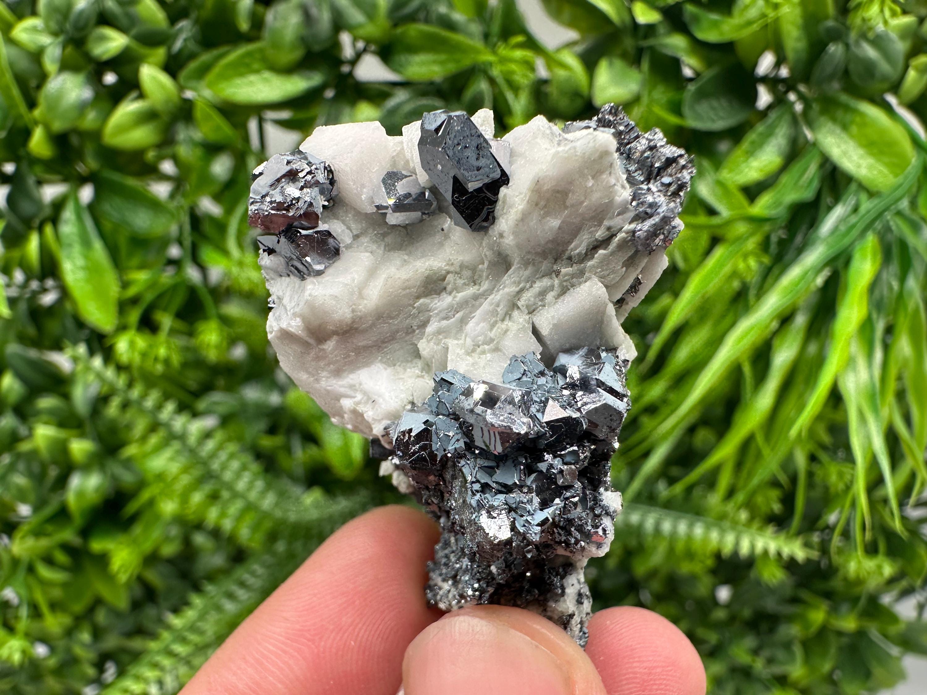 Stunning Shpinel Galena on Sphalerite,Calcite from Borieva mine,Madan,Bulgaria,Natural,collectible mineral specimen,home decor,collectible’s