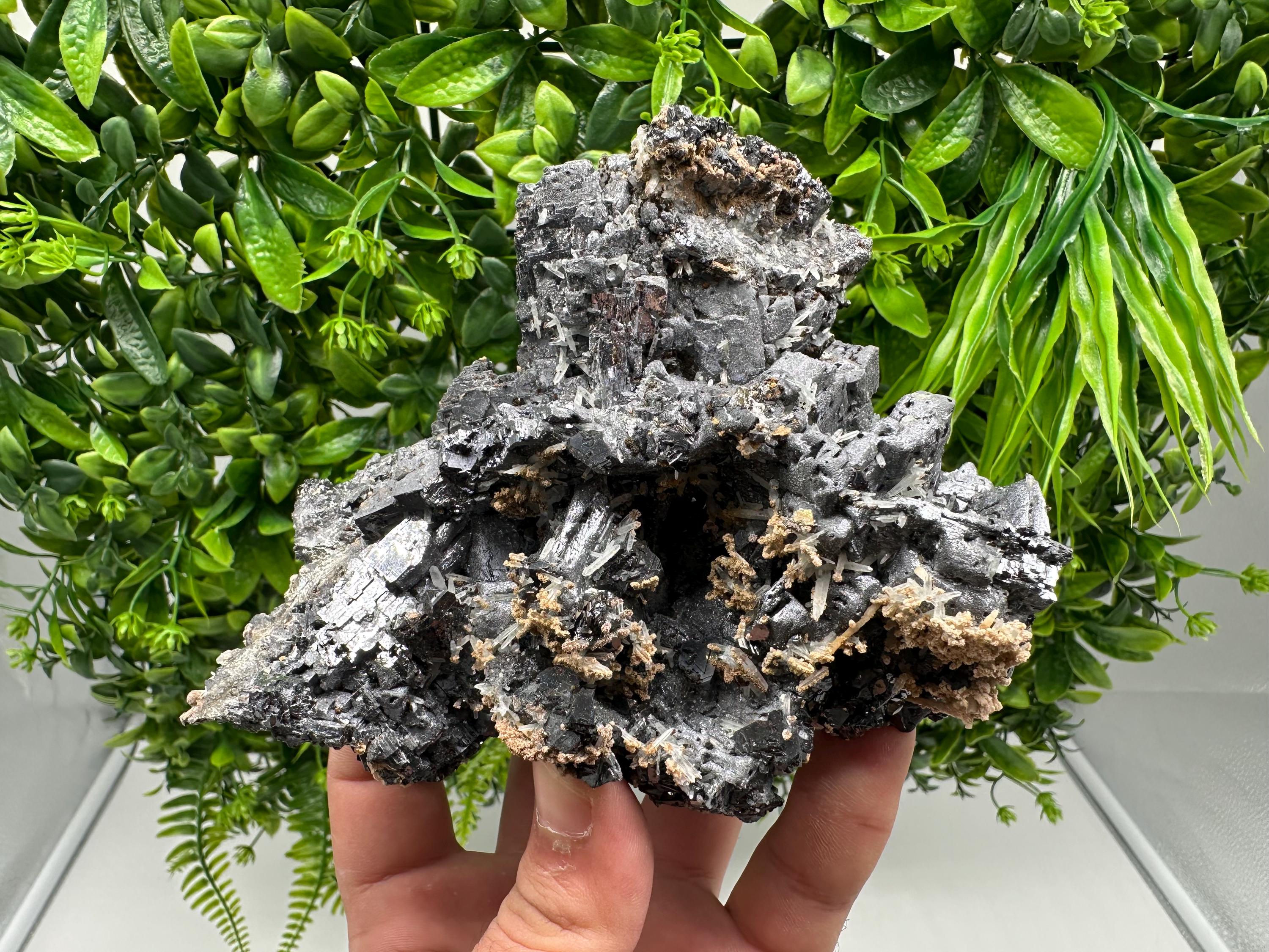 Wonderful Galena,Sphalerite,Siderite on Quartz from 9th September mine,Madan,Bulgaria,natural,collection mineral specimen,crystal,gift,decor
