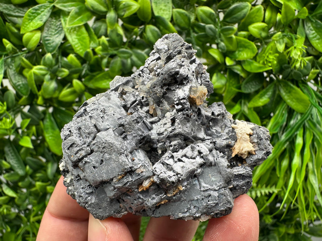 Skeletal Galena on Sphalerite, Bulgaria Crystal Mineral Specimen