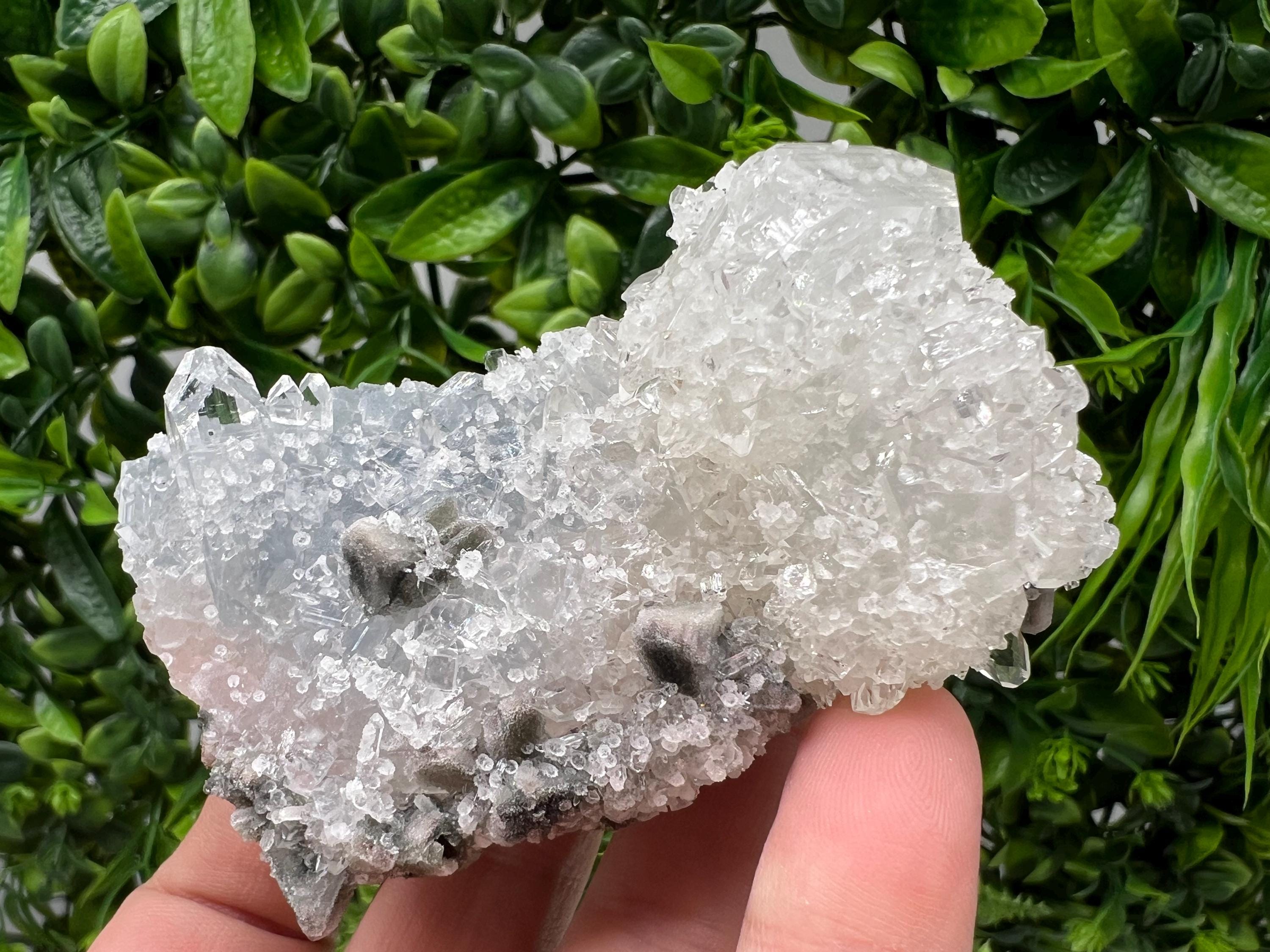 Apophyllite Crystal Specimen, India Minerals, Rare Stone Decor