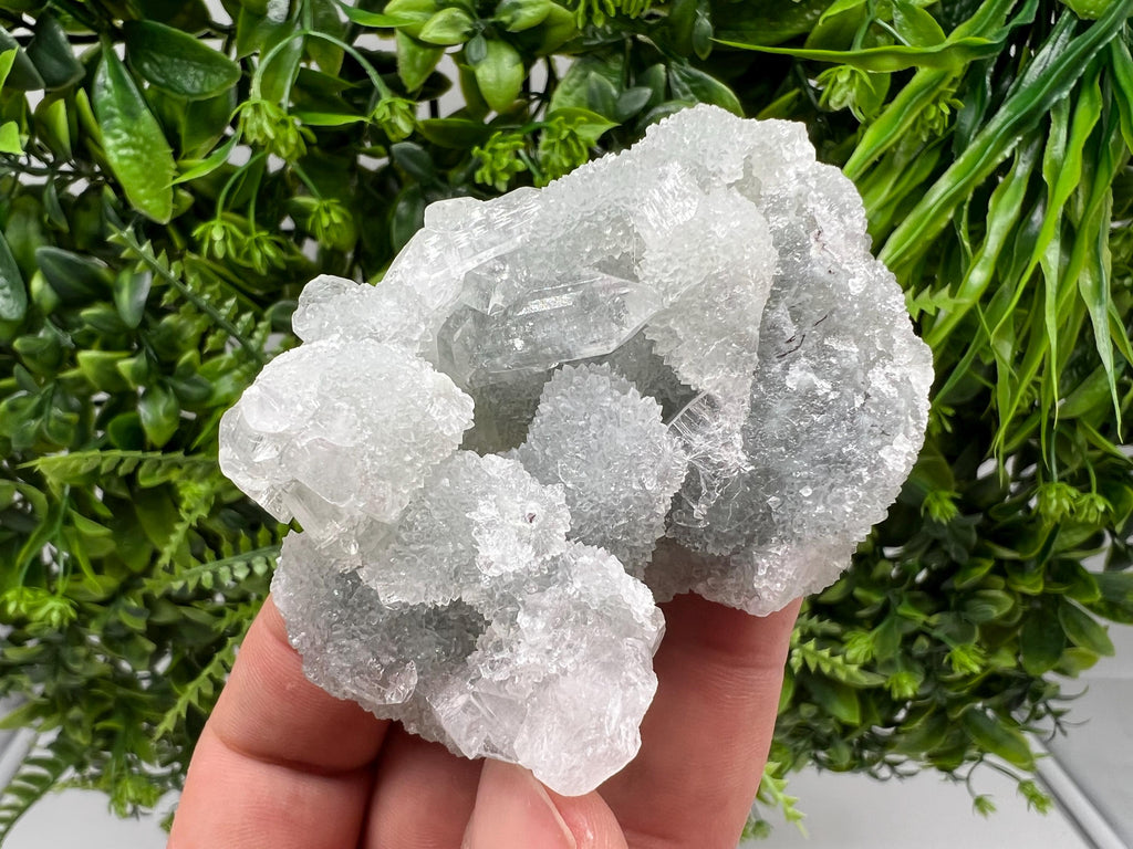 Natural Chalcedony Mineral Specimen: India Crystal Collection