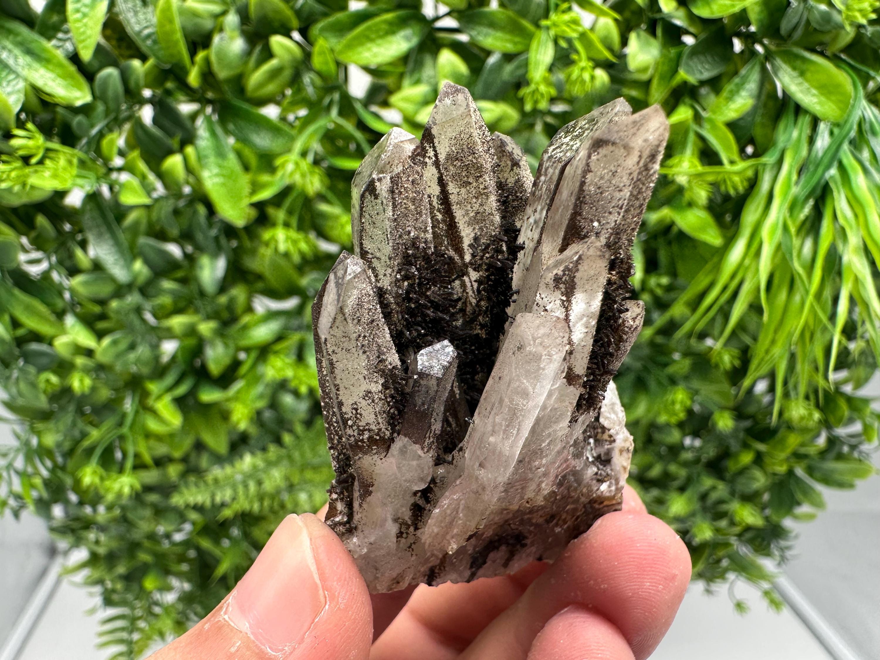 Smoky Quartz Mineral Specimen: Madan Bulgaria Crystal, Home Decor Stone