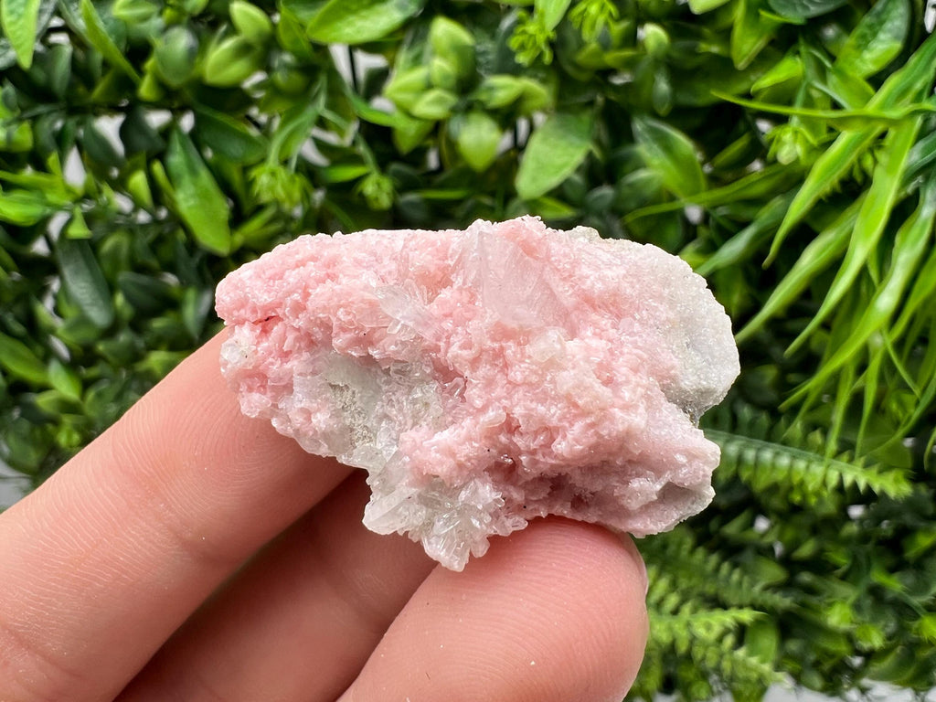 Beautiful Rhodochrosite perfect pink colour Starnica Mine Davidcovo Bulgaria natural minerals souvenir crystal gift home decor stone gift