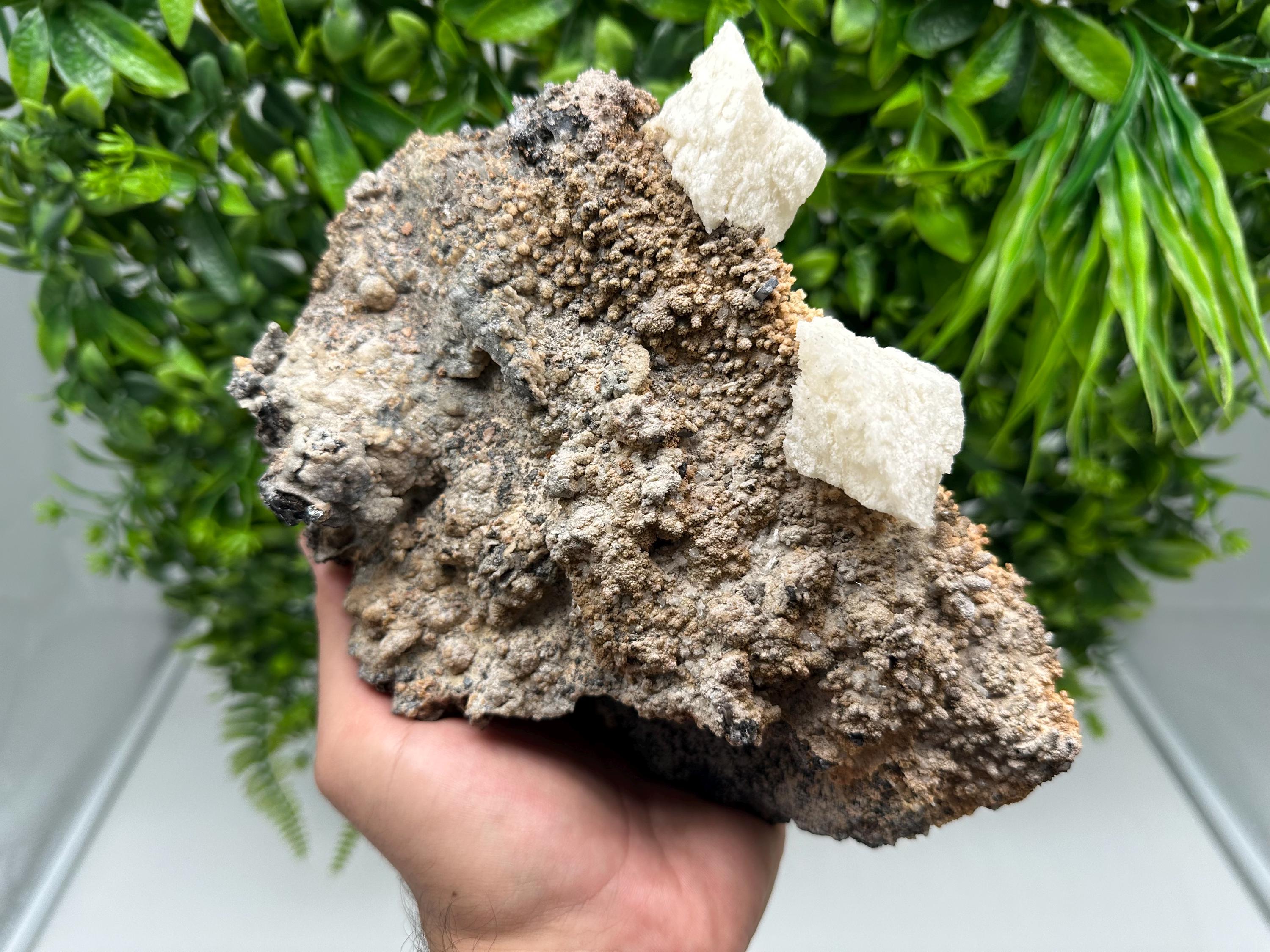 Wonderful and Rare Calcite on Matrix,from 9th September mine,Bulgaria,natural minerals souvenir,gift,home decor,collection Calcite cluster