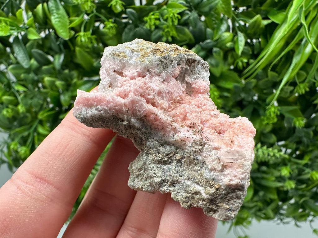 Pink Rhodochrosite Crystal: Starnica Mine, Bulgaria, Home Decor