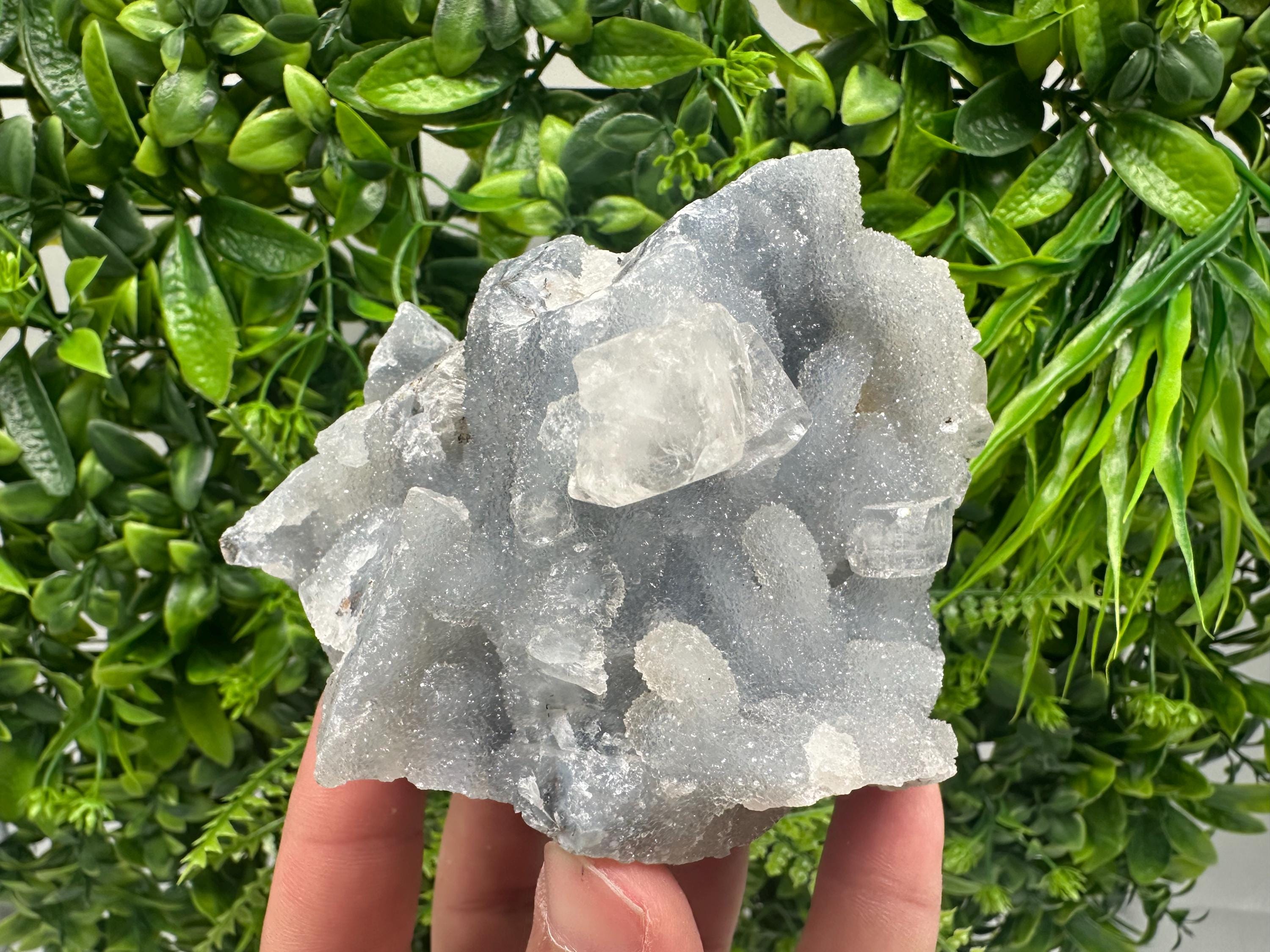 STUNNING Transparent Apophyllite on Chalcedony,natural, collection minerals specimen,India Minerals,Crystal, Stone Mineral Specimens India