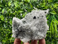 Sphalerite on Green Quartz, Borieva Mine Mineral Specimen