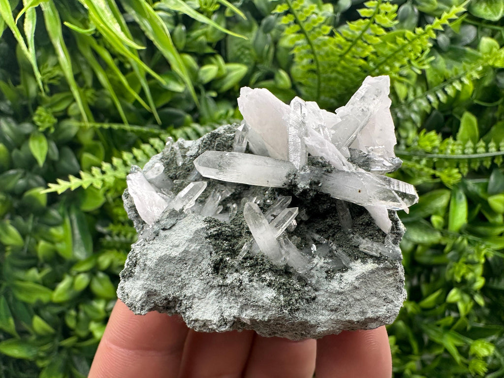Quartz Chlorite Calcite Mineral Specimen, Borieva Mine Bulgaria