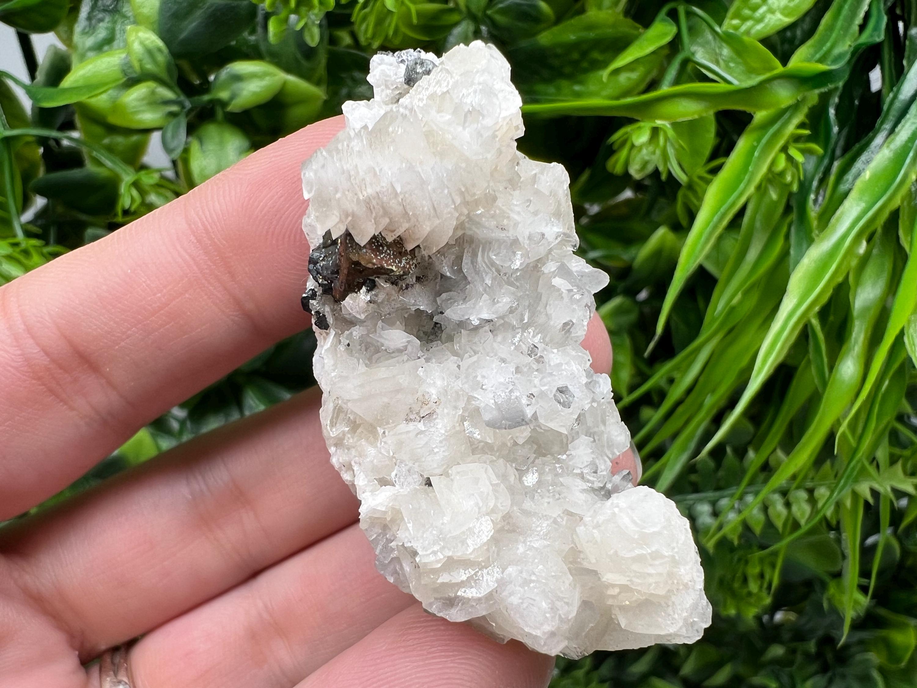 Calcite on Quartz Specimen, Borieva Mine, Madan Bulgaria