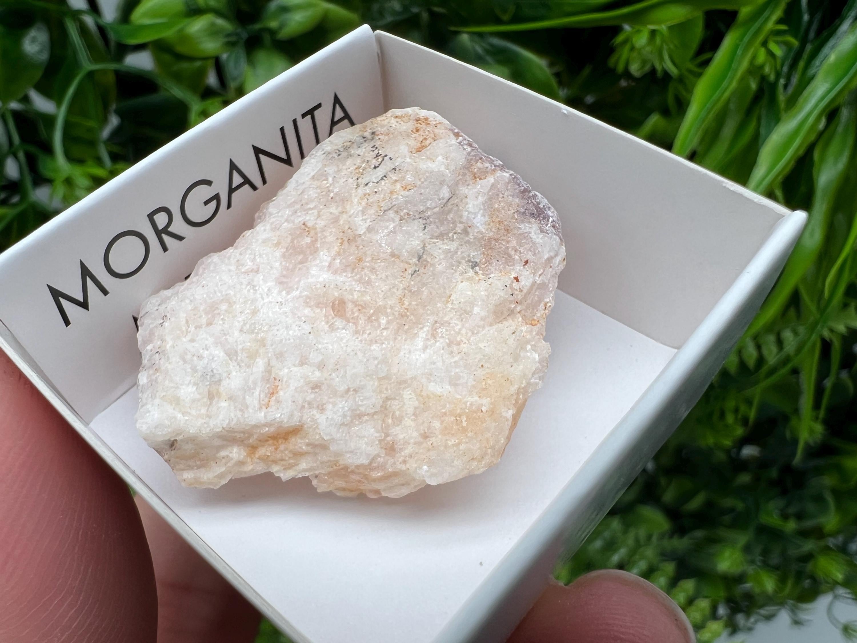 Raw Morganite Mineral Specimen, Mozambique Crystal, Home Decor