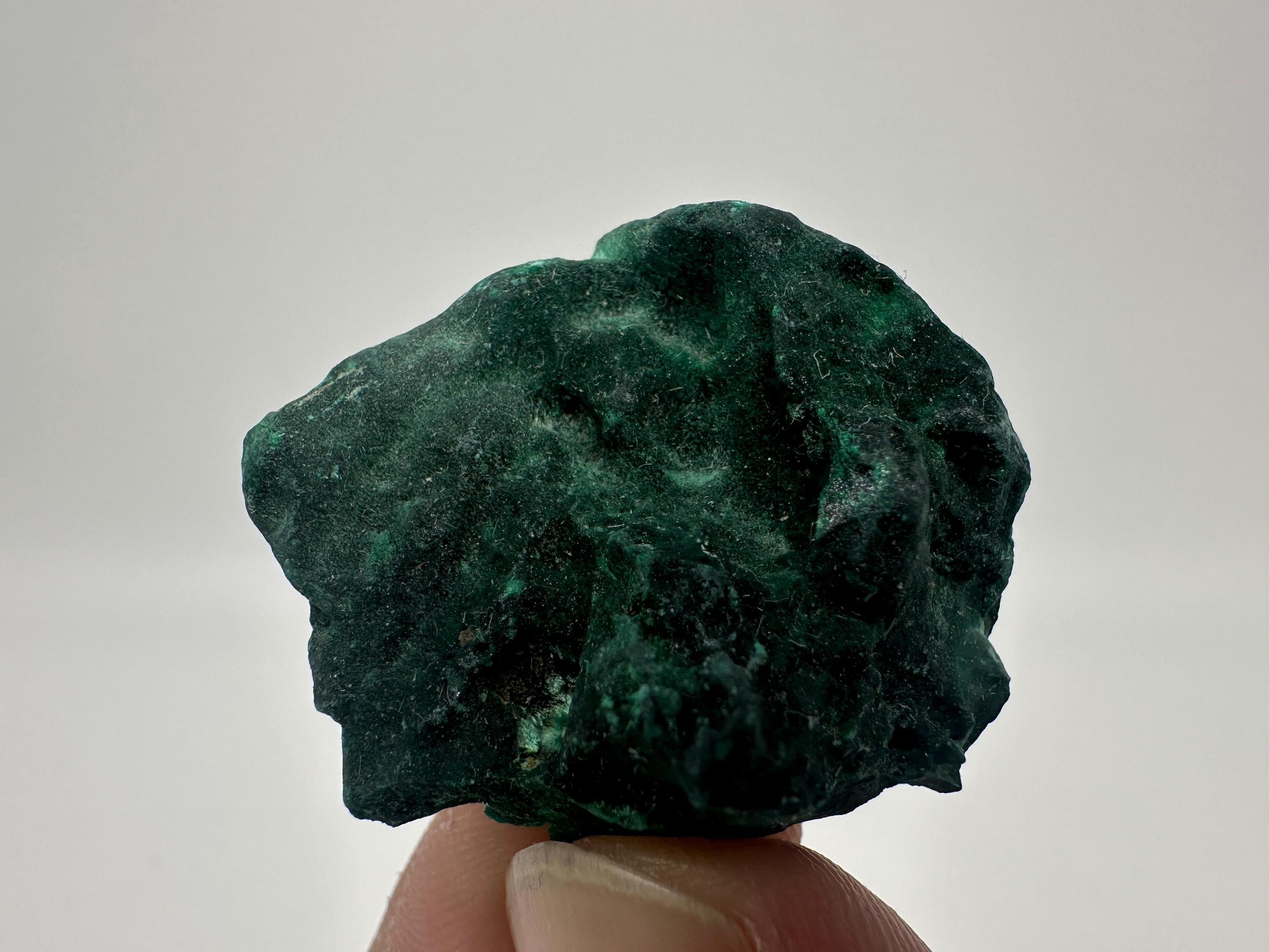 Green Polished Malachite Crystal, Congo Mineral Specimen