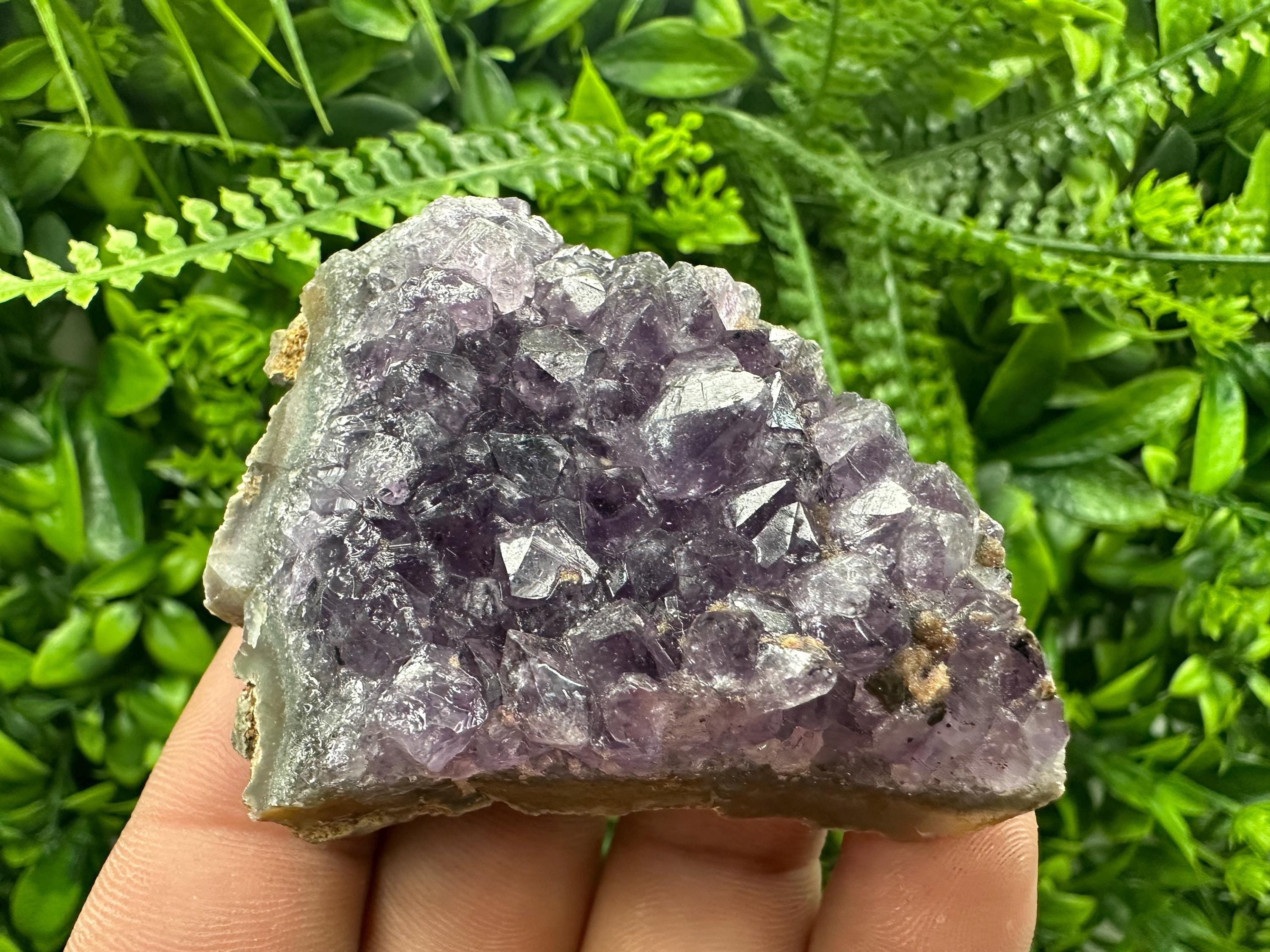 Uruguay Amethyst Crystal: Purple Quartz Home Decor, Energy Crystal
