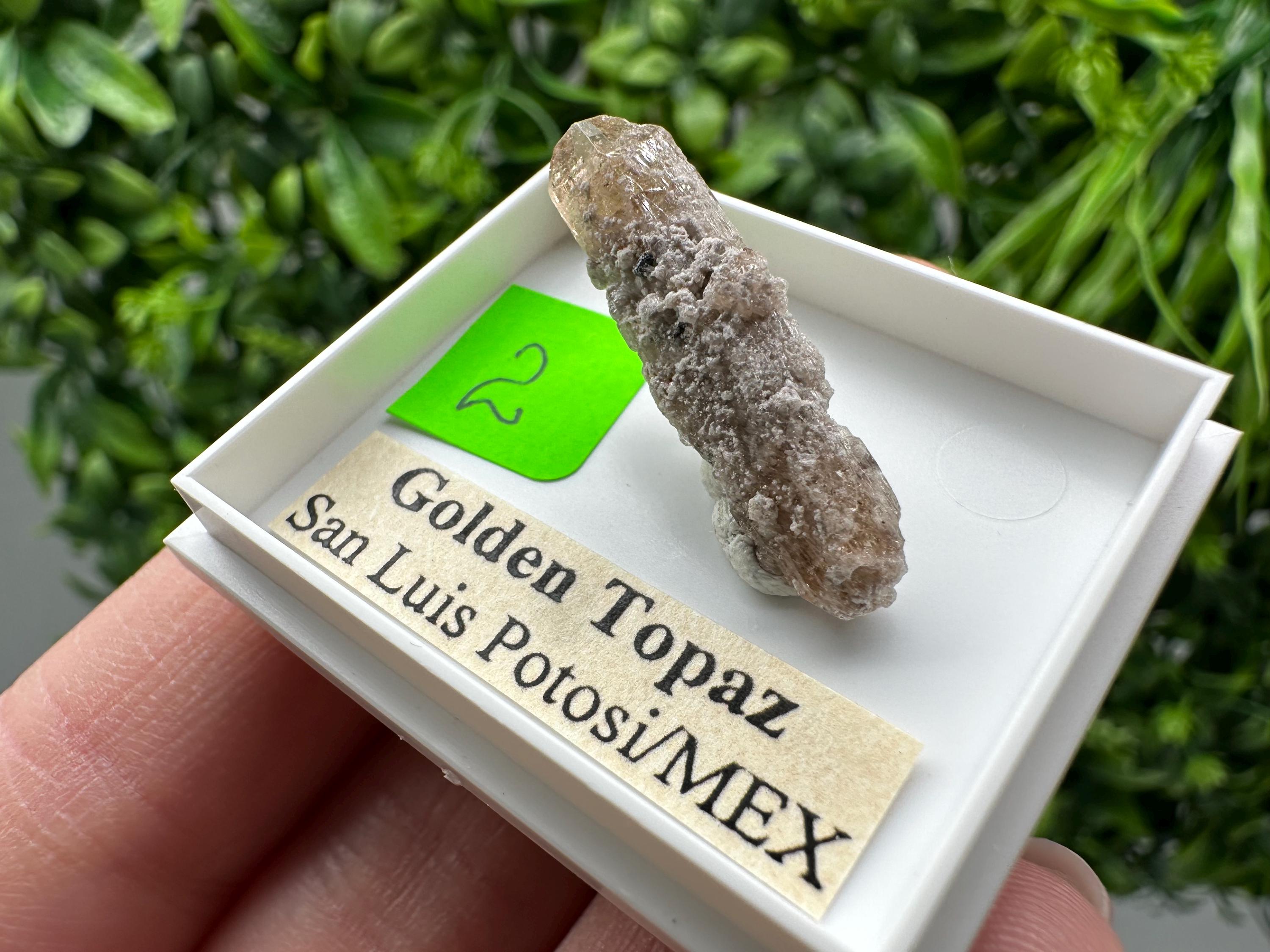 Golden Topaz Crystal, Mineral Specimen from Mexico