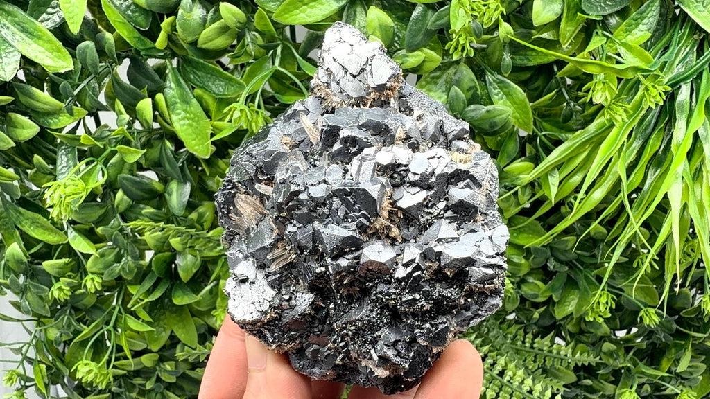 Collected Skeletal GALENA,Sphalerite,Quartz,Calcite from Krushev dol mine,Madan,Bulgaria,natural,collectible mineral specimen home decor