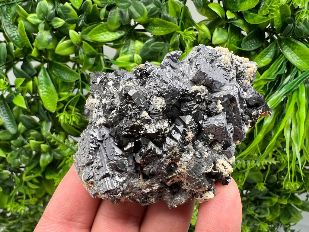 Skeleton Galena Cluster: Rare Morphology Crystal Mineral Souvenir