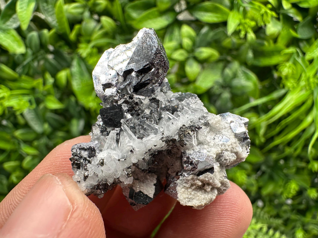 Galena Sphalerite Calcite Pyrite Quartz Mineral Specimen, Borieva Mine Madagascar Crystal Home Decor