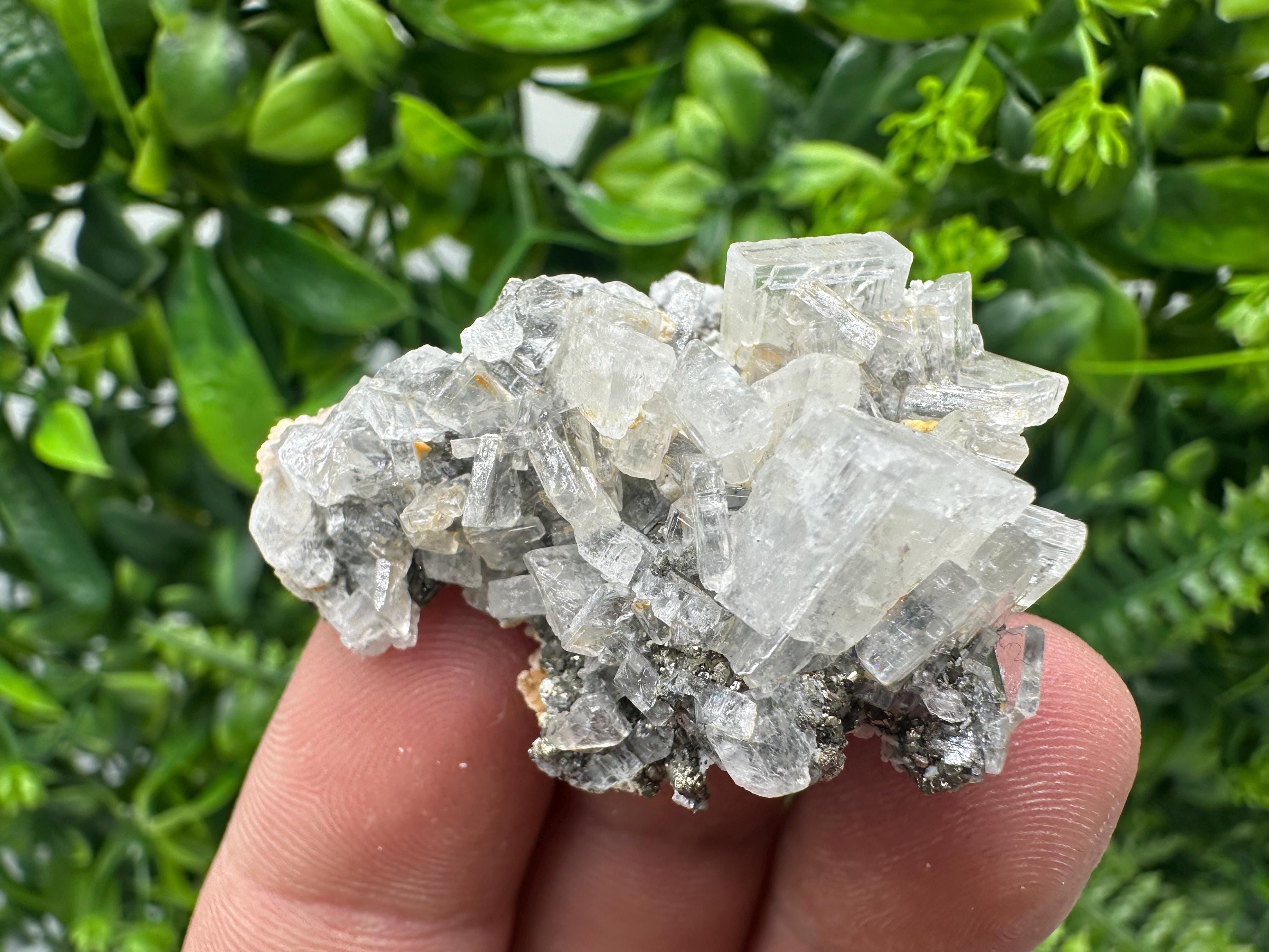 Large Barite Cluster with Marcasite on Chalcedony - Androvo Mine, Bulgaria