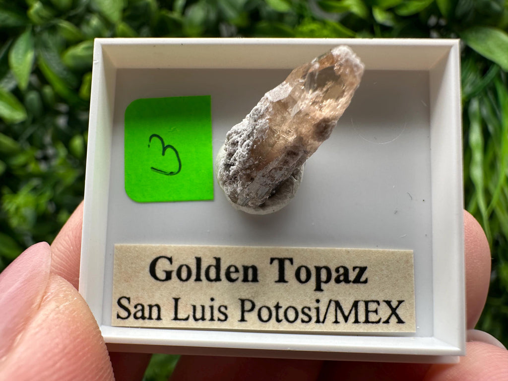 Golden Topaz Crystal, Mineral Specimen from Mexico