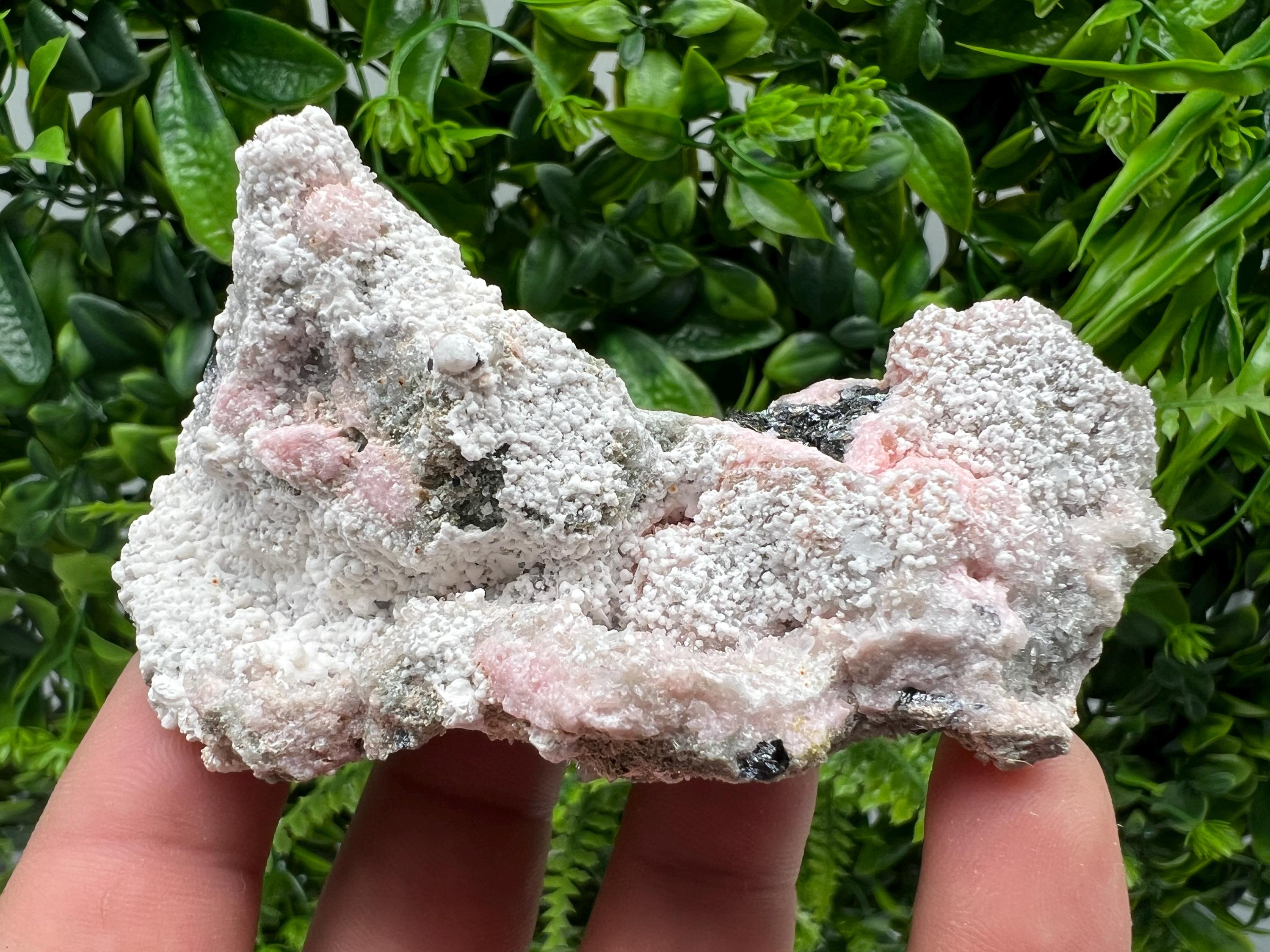 RARE Rhodochrosite with Calcite, Starnica Mine, Bulgaria