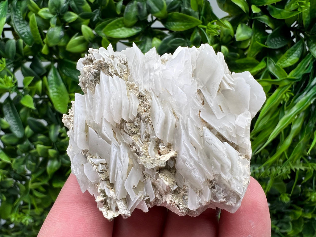 Calcite on Chalcedony Mineral Specimen, Bulgaria Home Decor Stone
