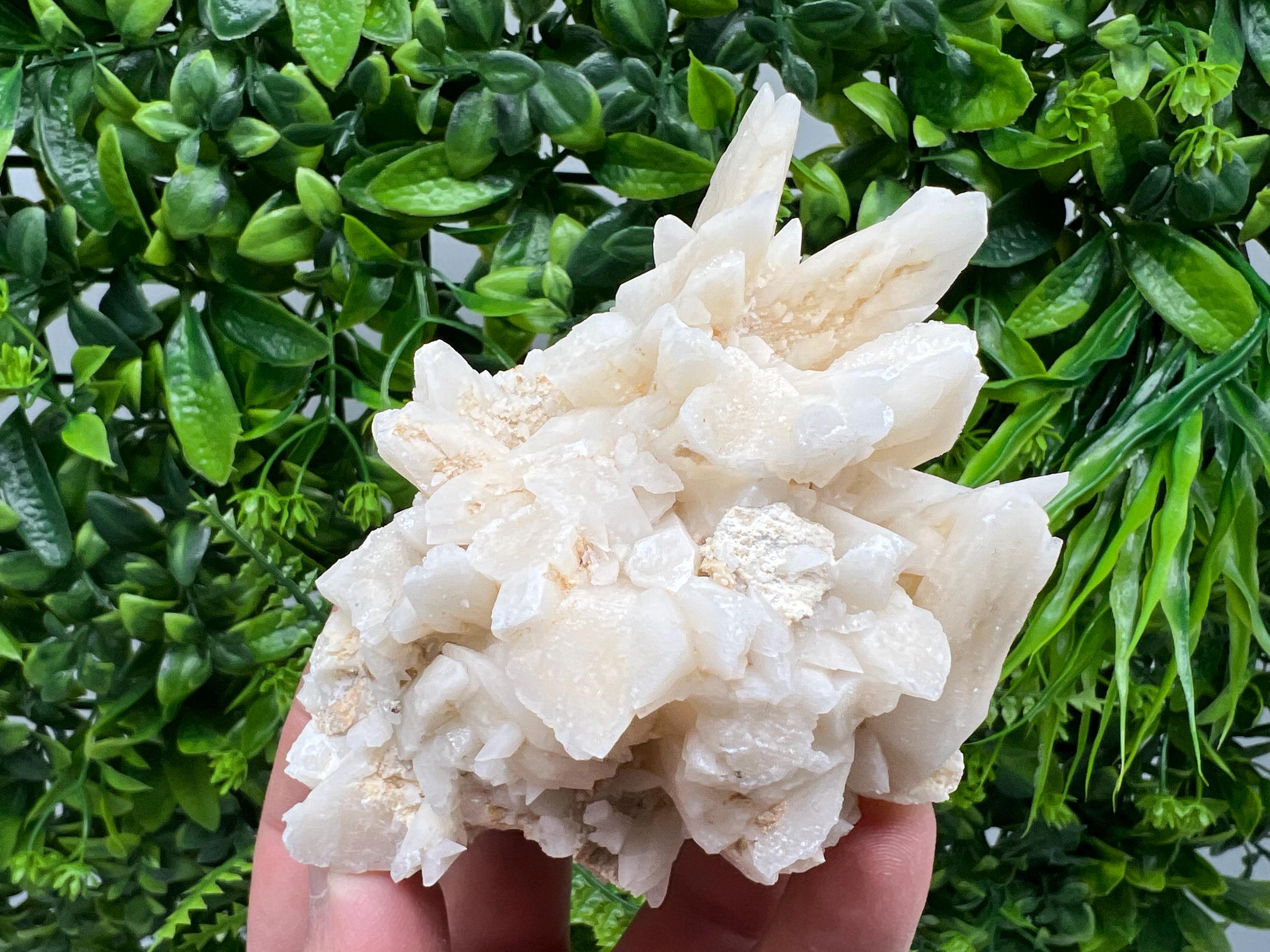 Calcite on Aragonite: Djurcovo Mine, Bulgaria Crystal