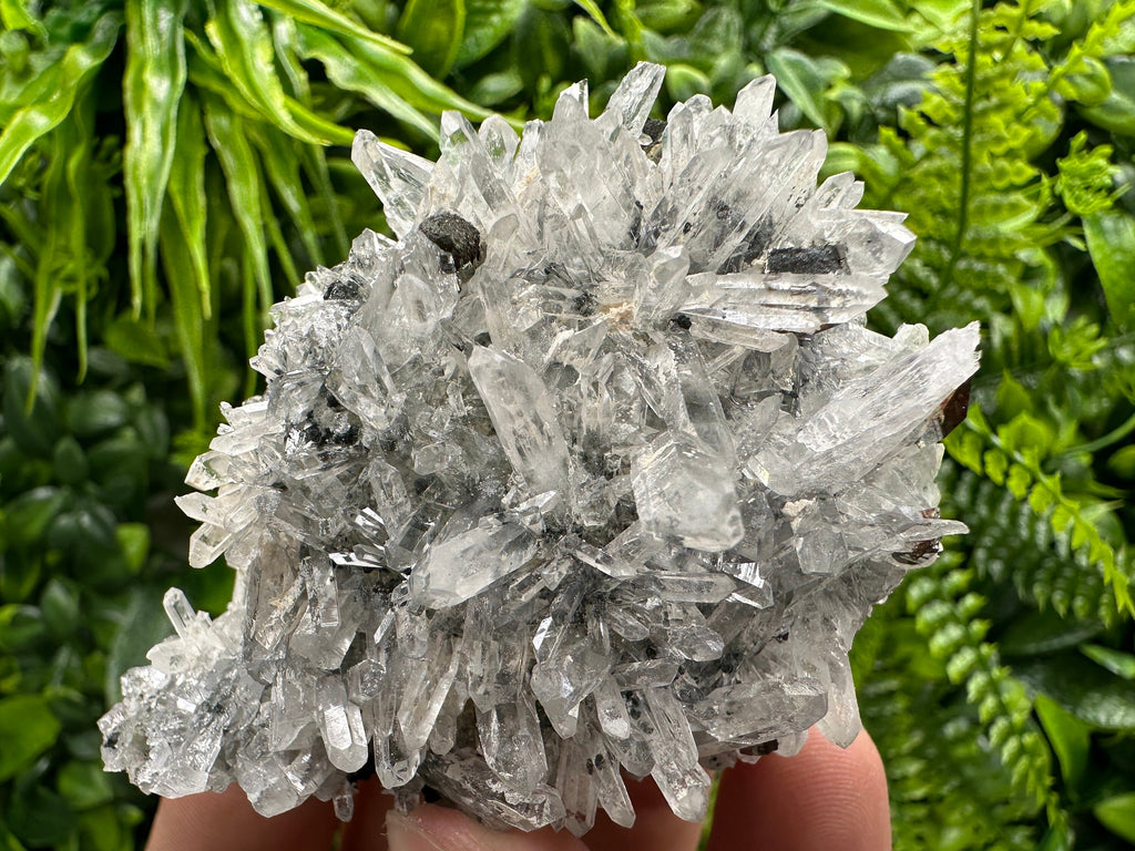 Pyrite Hematite Quartz Calcite Cluster Mineral Specimen